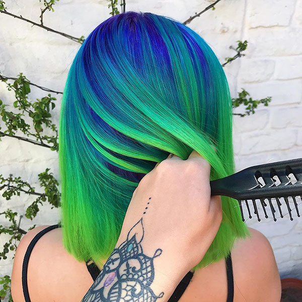 Mermaid Hair Color Ideas For Short Hair