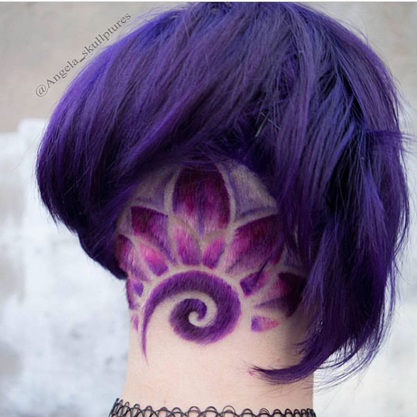 Short Purple Hair Ideas