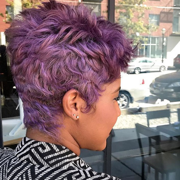 Short Purple Hairstyles