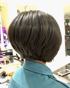 short mullet haircut woman