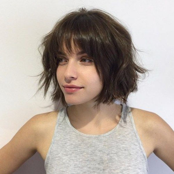 Pictures Of Short Haircuts With Bangs